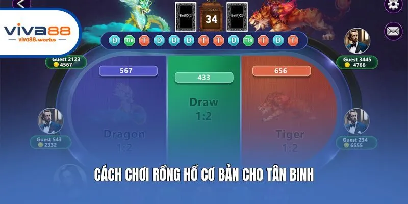Cách chơi Rồng Hổ cơ bản cho tân binh